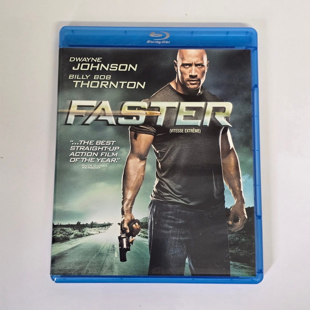 Faster‎ Blu-ray 2011 Action Movie Dwayne Johnson Billy Bob Thornton